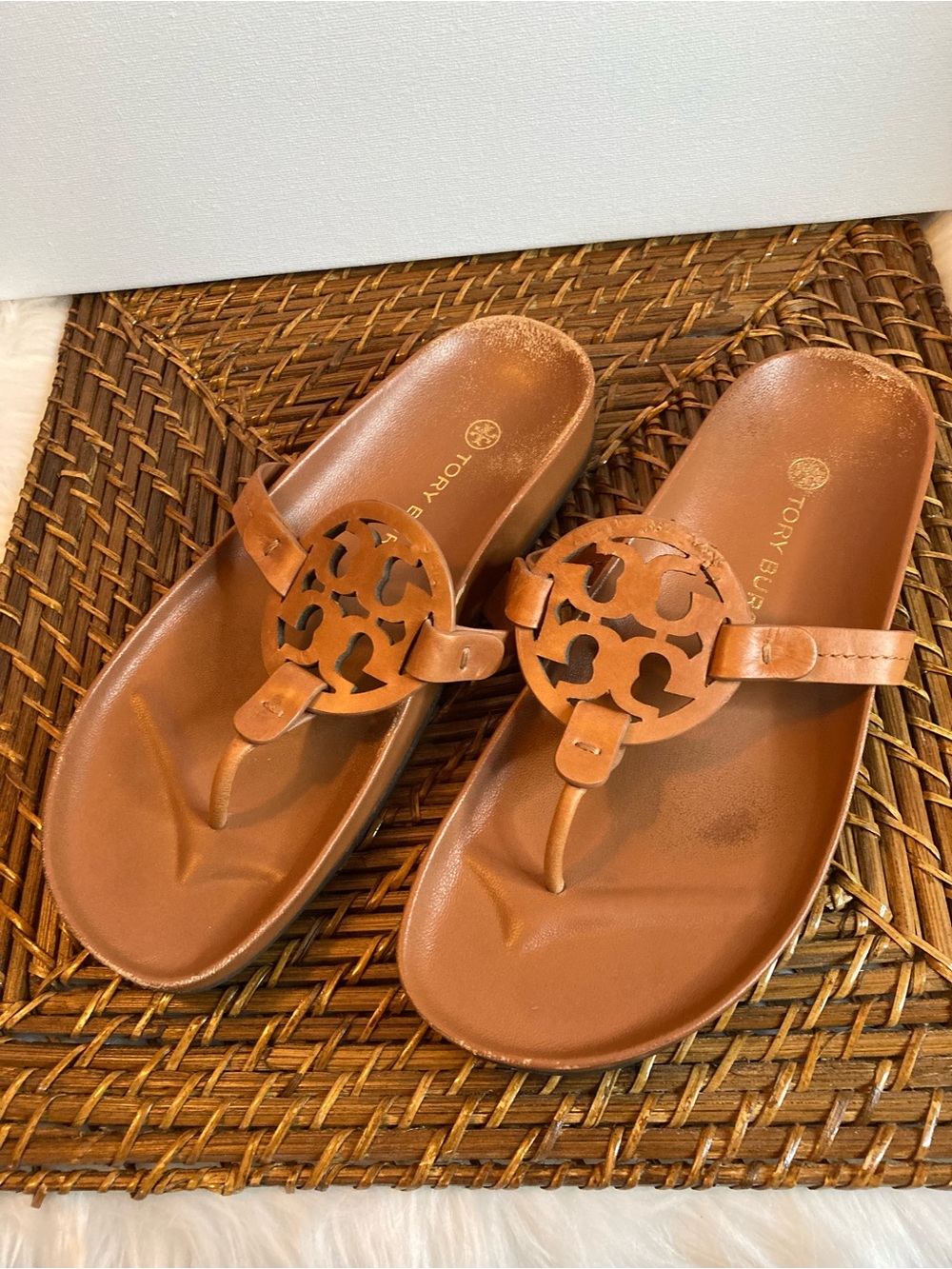 Tory Burch Miller Cloud Sandals Size 7.5 - Picture 3 of 6